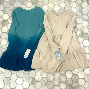 NWT Set of 2 Cat and Jack Girls Dresses, Size M (7/8)